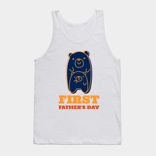 First Father's Day Tank Top